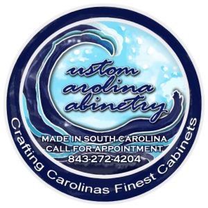 Custom Carolina Cabinetry - Circle logo with wave